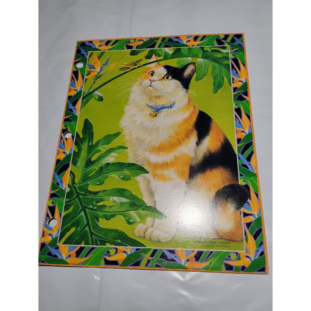 Lisa Frank Velcro Trapper Keeper Notebook With 9 Folders Inside Mead Lisa Frank - Picture 11 of 15
